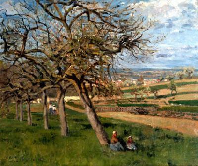 Camille Pissarro Pommiers en fleurs Germany oil painting art